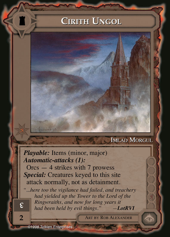 Cirith Ungol - The Balrog - Middle Earth CCG / TCG PunkOuter Games Cirith Ungol - The Balrog - Middle Earth CCG / TCG PunkOuter Games