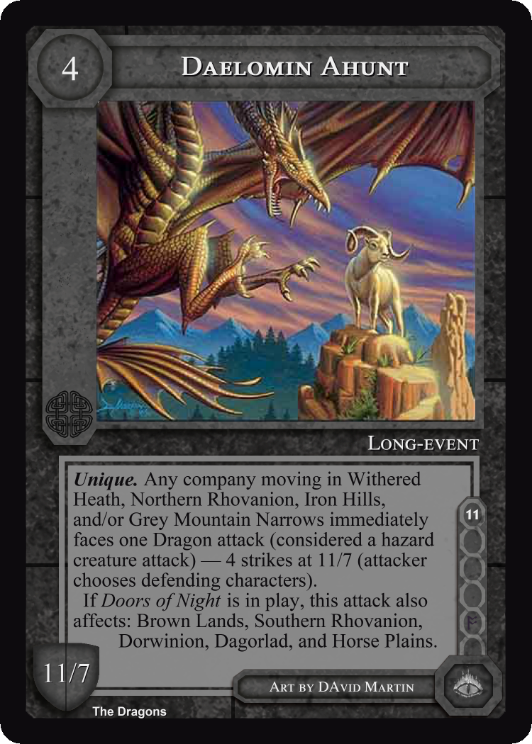 mountain magic card yugioh Daelomin Ahunt - The Dragons