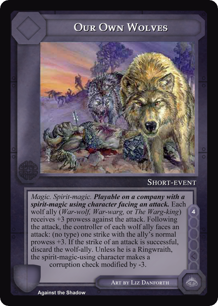 Middle Earth Our Own Wolves