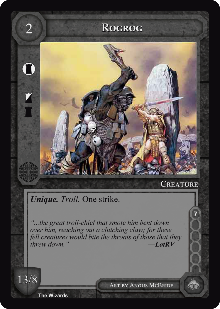 Rogrog - METW - Limited - Gioco di Carte Collezionabili / di Carte Scambiabili de La Terra di Mezzo