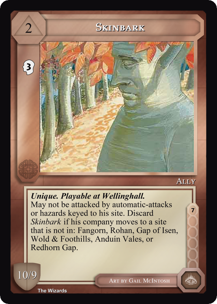 Skinbark - METW - Limited - Middle Earth CCG / TCG