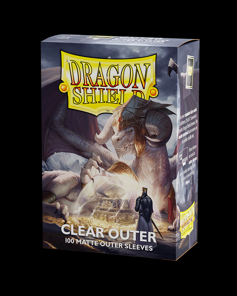 Dragon Shield Sleeves: Matte Clear Outer Sleeves (100)