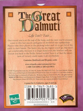 The Great Dalmuti - Card Game