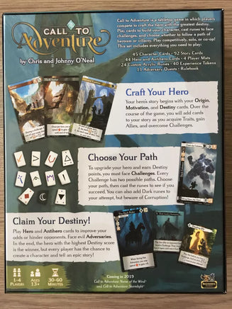 call to adventure board game