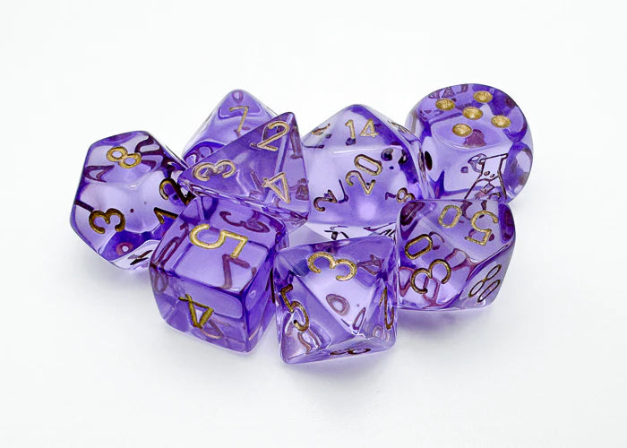 CHESSEX: POLYHEDRAL LAB DICE DICE SETS