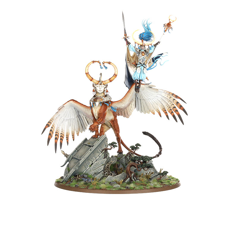 Warhammer: Age of Sigmar - Lumineth Realm Lords - Archmage Teclis and Celennar, Spirit of Hysh