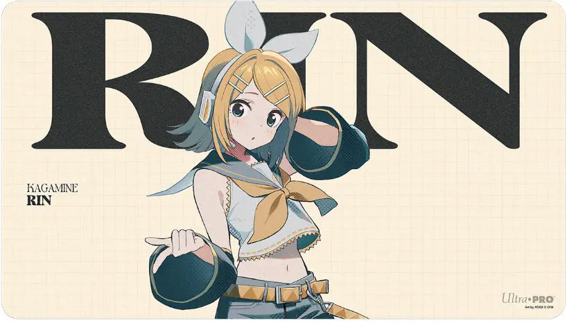 Hatsune Miku Retro Soundscapes - Play Mat Rin
