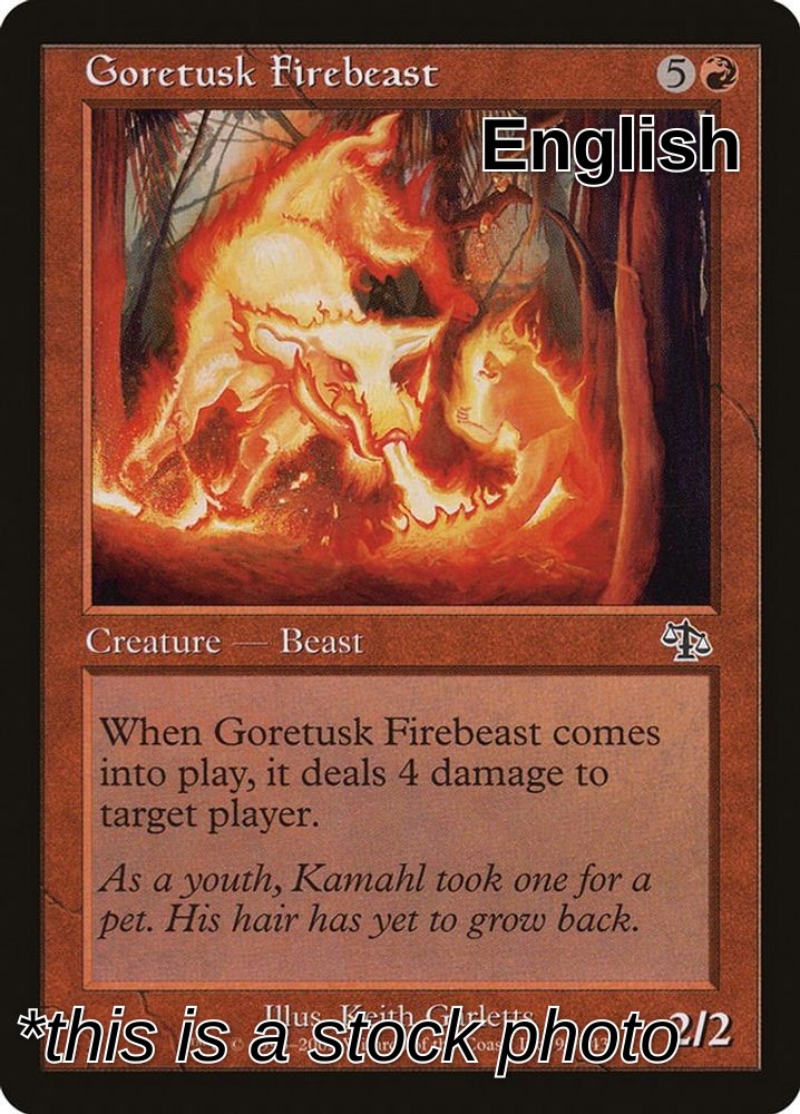 Goretusk Firebeast