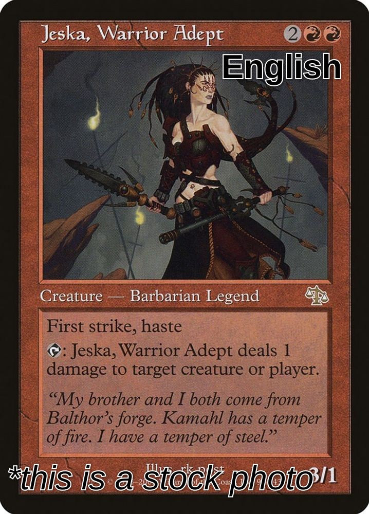 Jeska, Warrior Adept