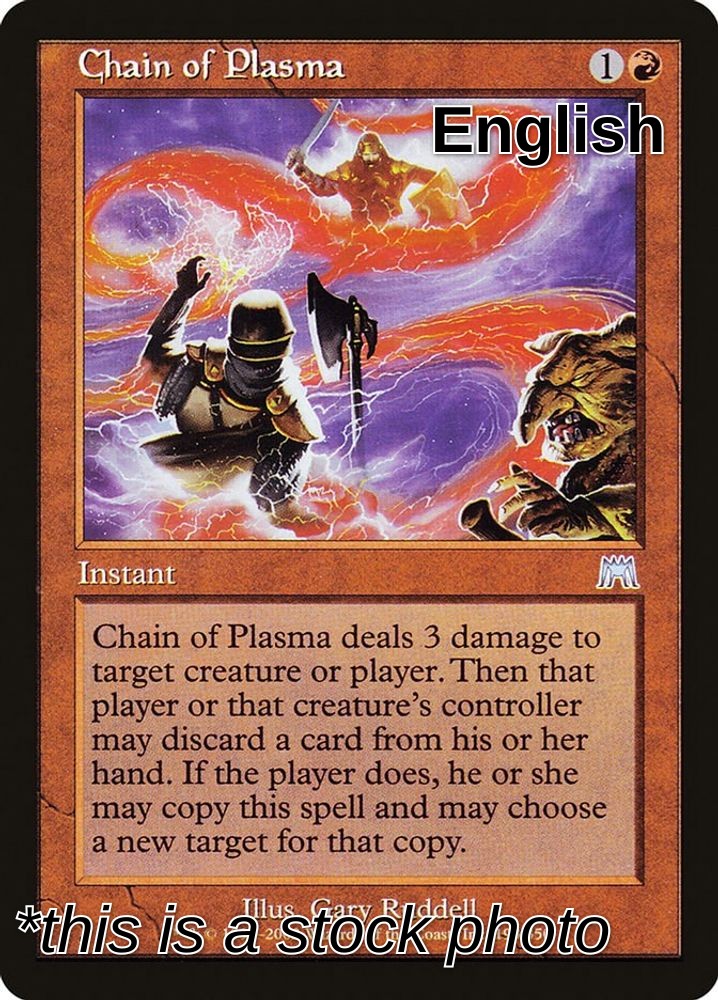 Chain of Plasma