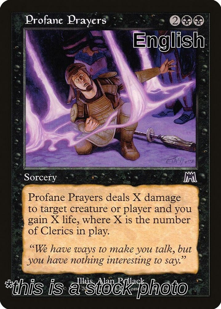 Profane Prayers