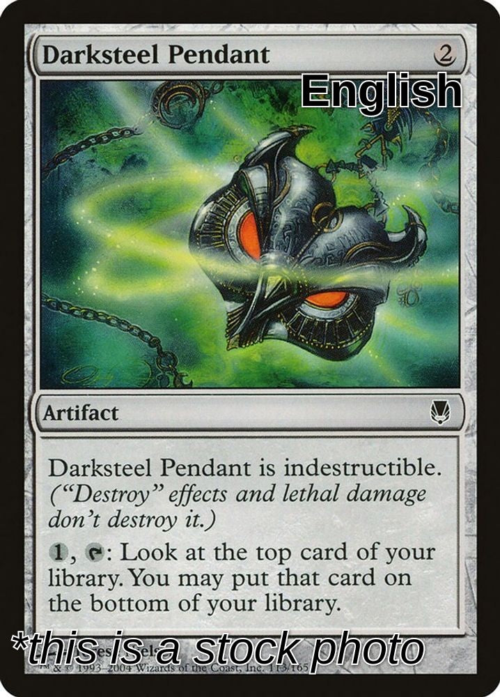 Darksteel Pendant
