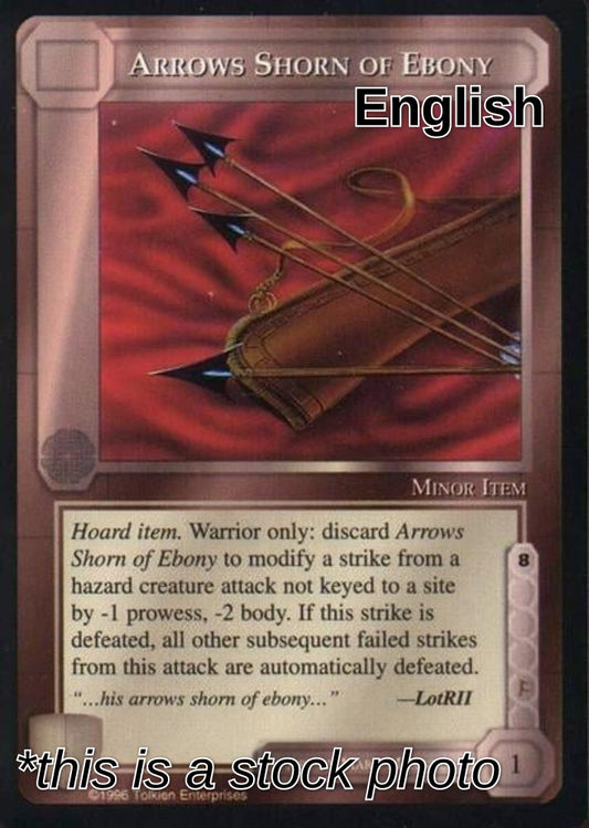 Arrows Shorn of Ebony