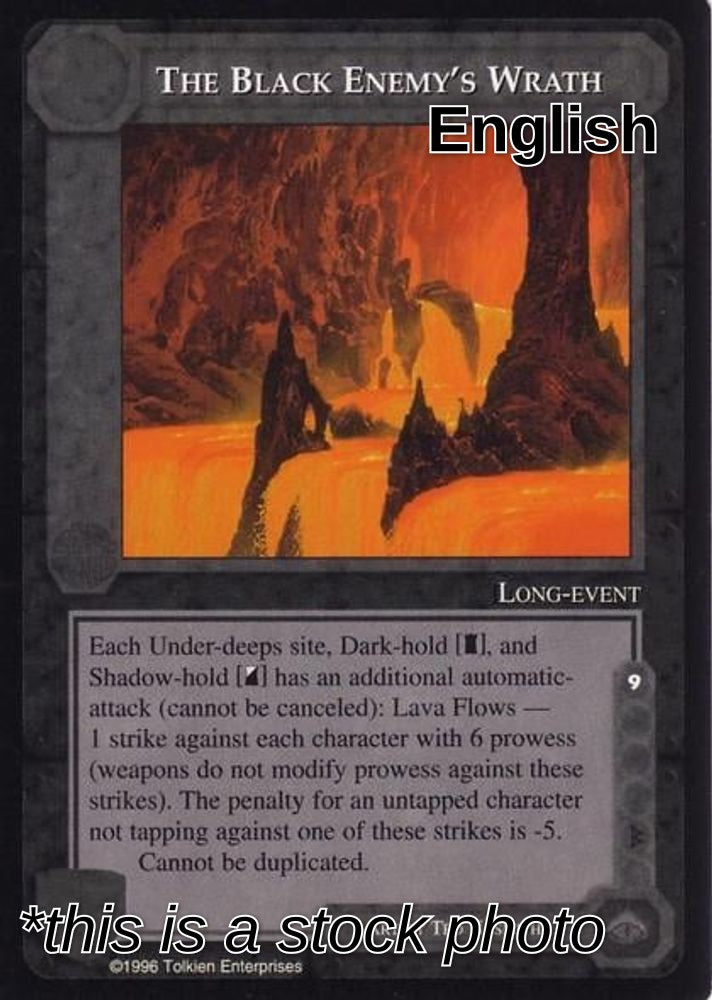 The Black Enemy’s Wrath