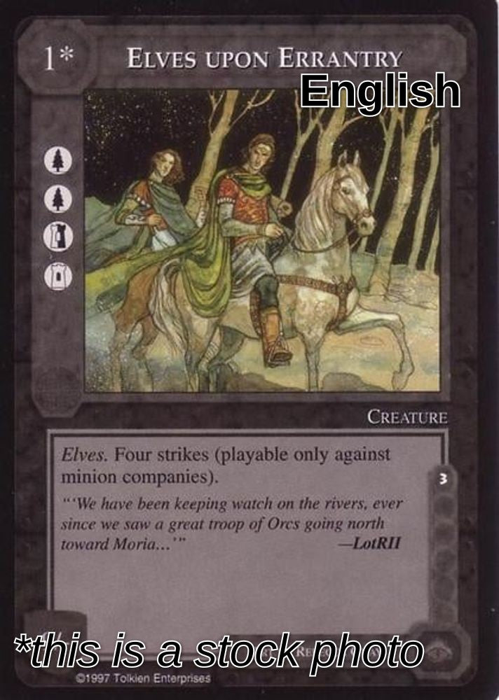 Elves upon Errantry