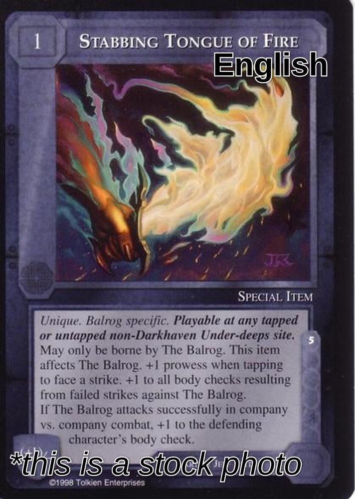 Stabbing Tongue of Fire