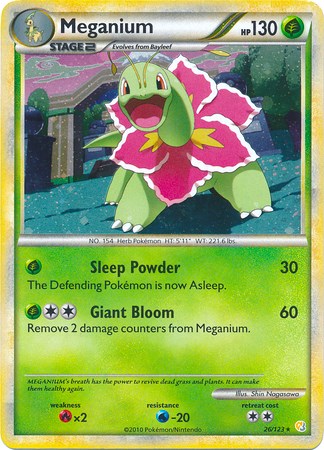 Meganium - 26/123 (Cosmos Holo)