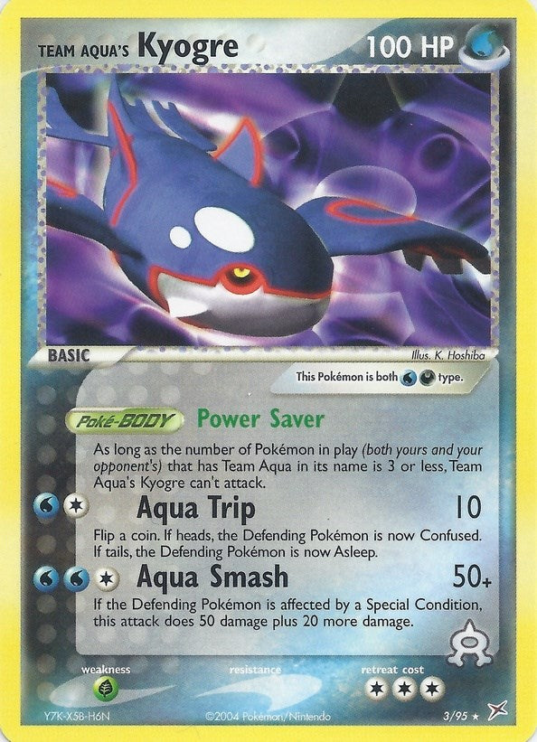Team Aqua's Kyogre - 3/95 (EX Team Magma vs Team Aqua)
