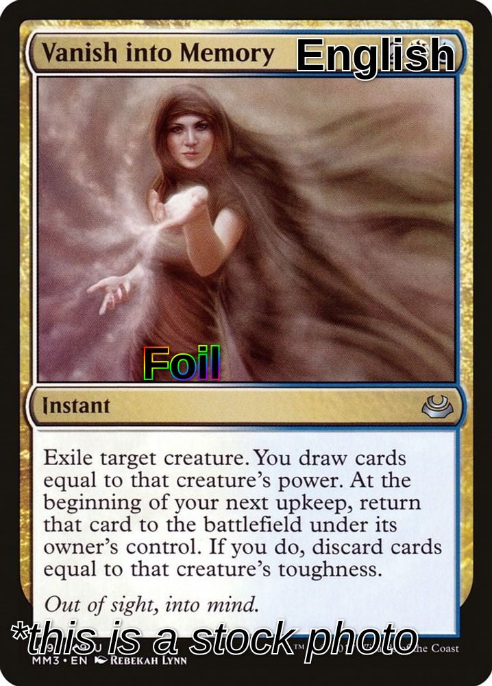 Vanish into Memory