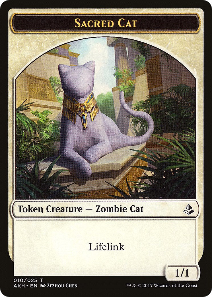 Sacred Cat // Insect Double-Sided Token