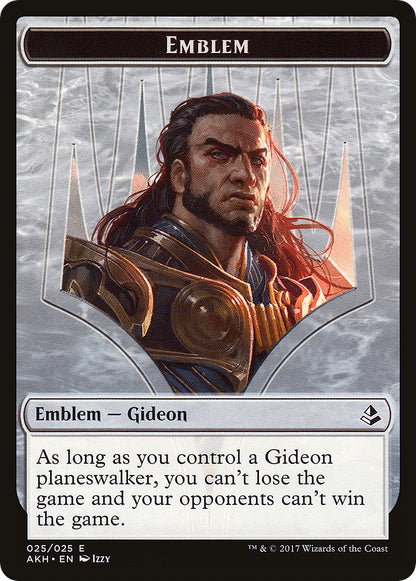 Emblem - Gideon of the Trials // Zombie Double-Sided Token