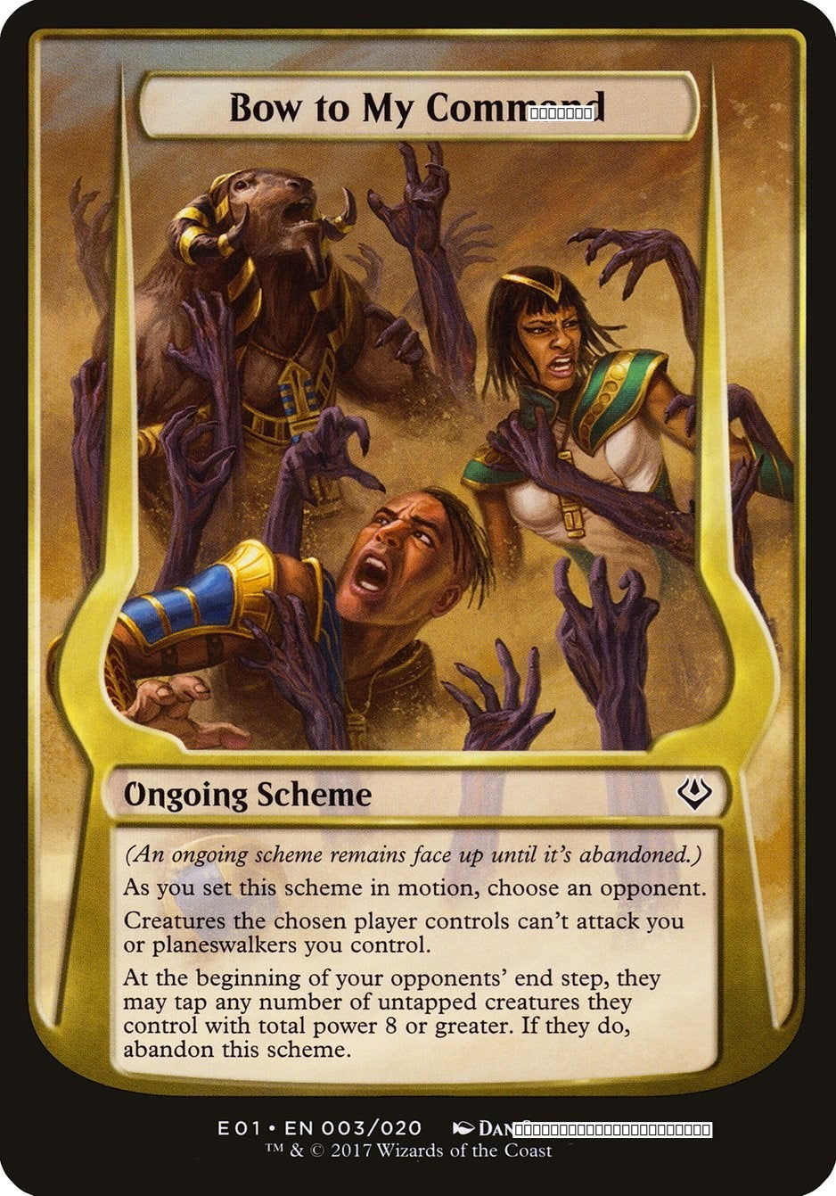 Bow to My Command (Archenemy: Nicol Bolas)