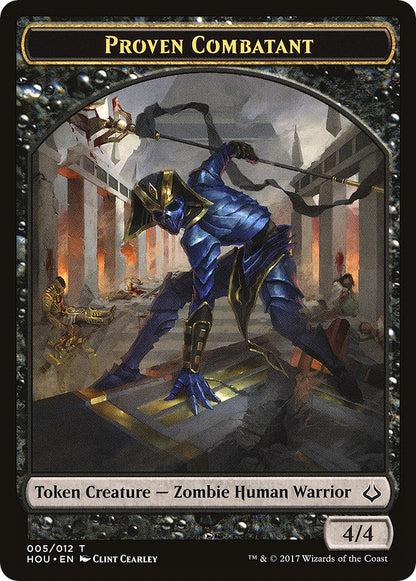 Proven Combatant // Cat Double-Sided Token