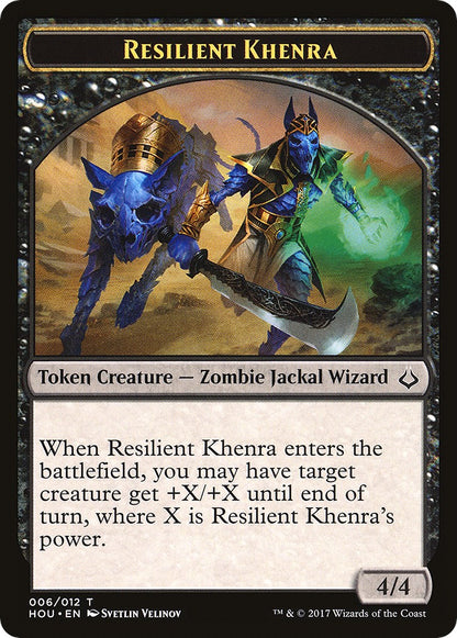 Resilient Khenra // Cat Double-Sided Token