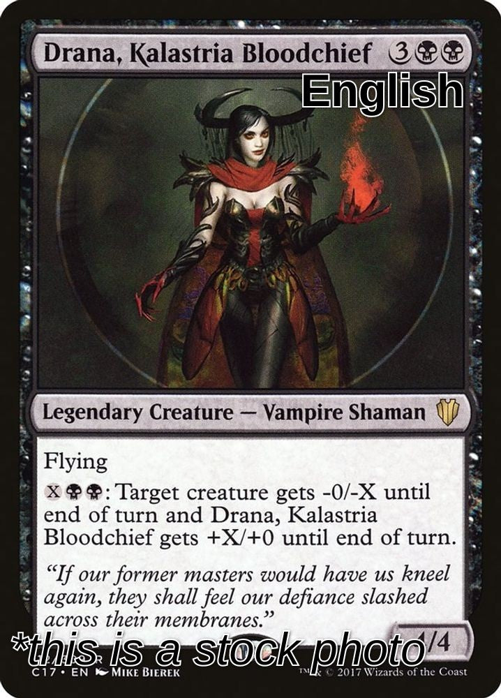 Drana, Kalastria Bloodchief