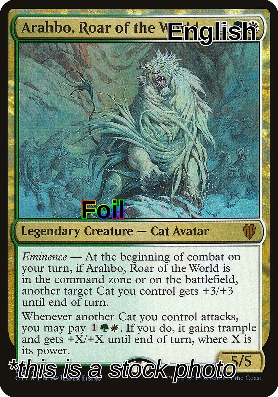 Arahbo, Roar of the World (Commander 2017)