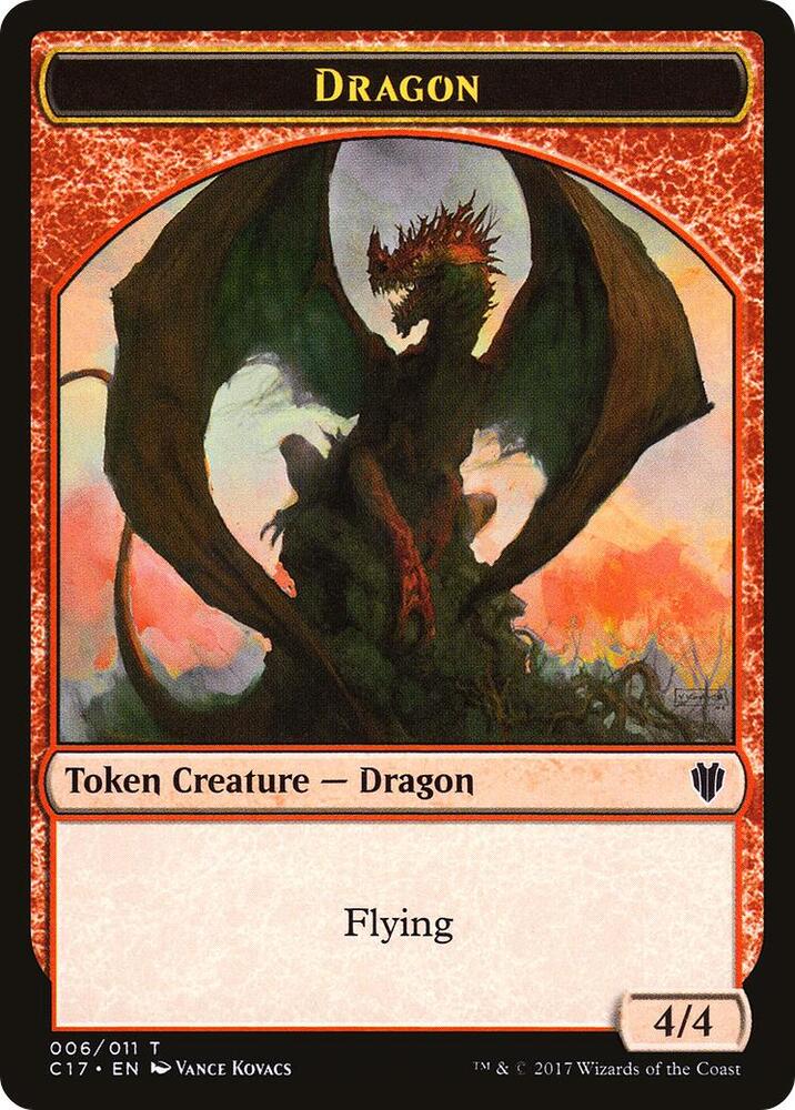 Cat Dragon // Dragon (006) Double-Sided Token (Back)