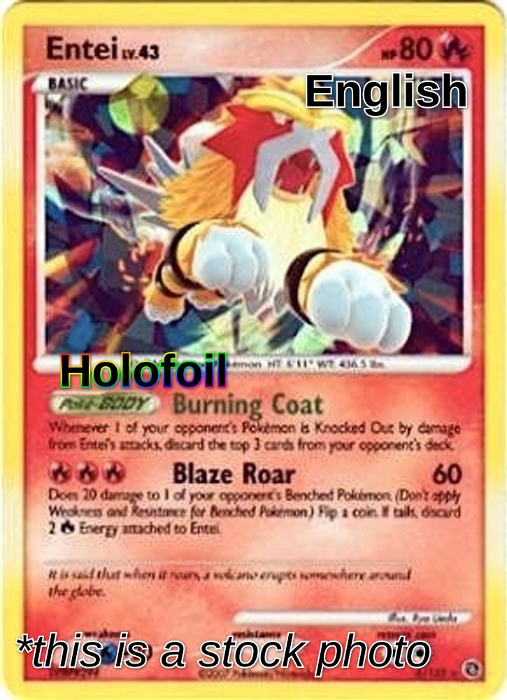 Entei - 4/132 (Cracked Ice Holo)
