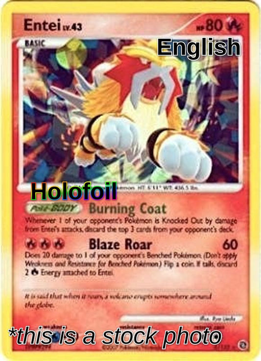Entei - 4/132 (Cracked Ice Holo)