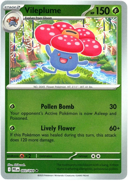 Vileplume [PFL - 003/094 - Rare] - ME02: Phantasmal Flames