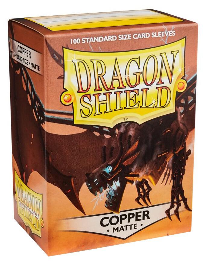 Dragon Shield: Standard 100ct Sleeves - Copper (Matte)