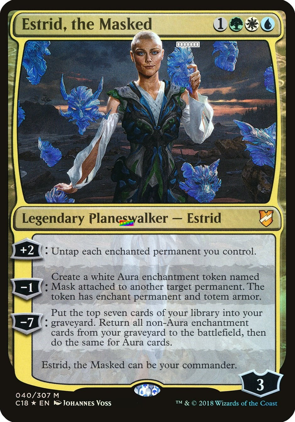 Estrid, the Masked (Commander 2018)