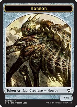 Mask // Horror Double-Sided Token (Back)