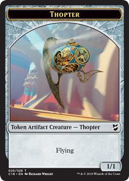 Myr (023) // Thopter (025) Double-Sided Token (Back)