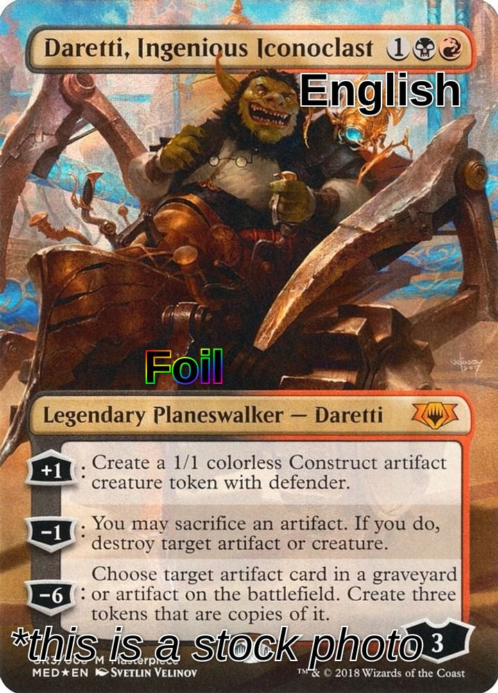Daretti, Ingenious Iconoclast