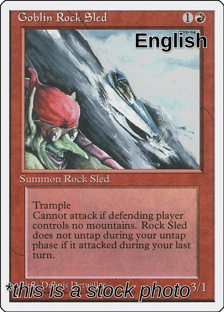 Goblin Rock Sled