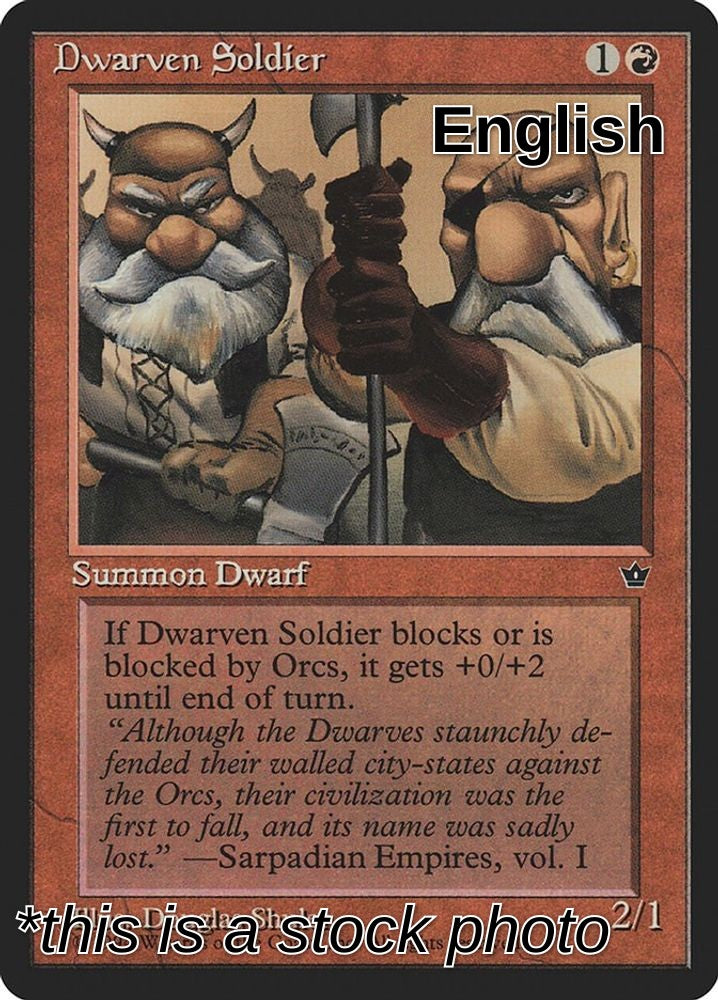 Dwarven Soldier (Shuler)