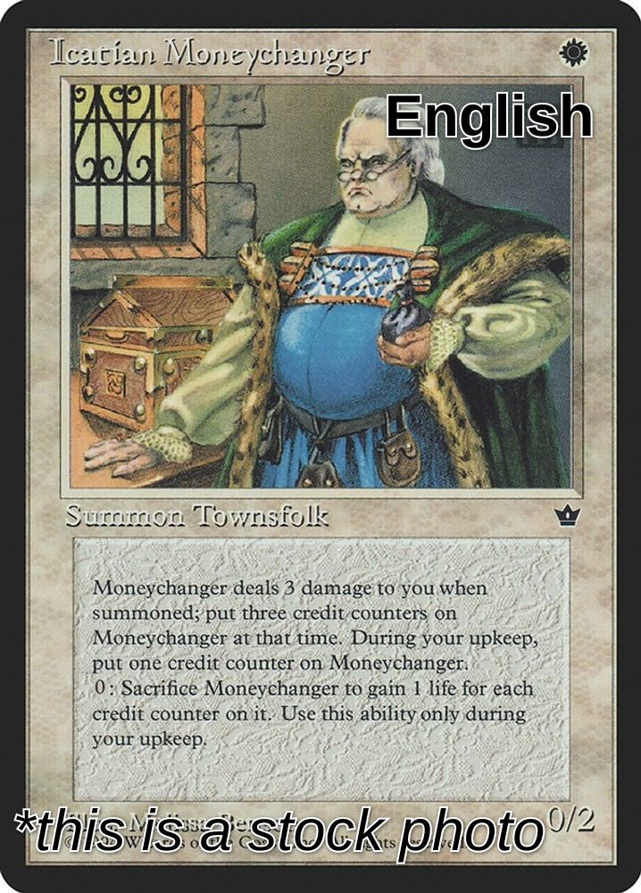 Icatian Moneychanger (Benson)