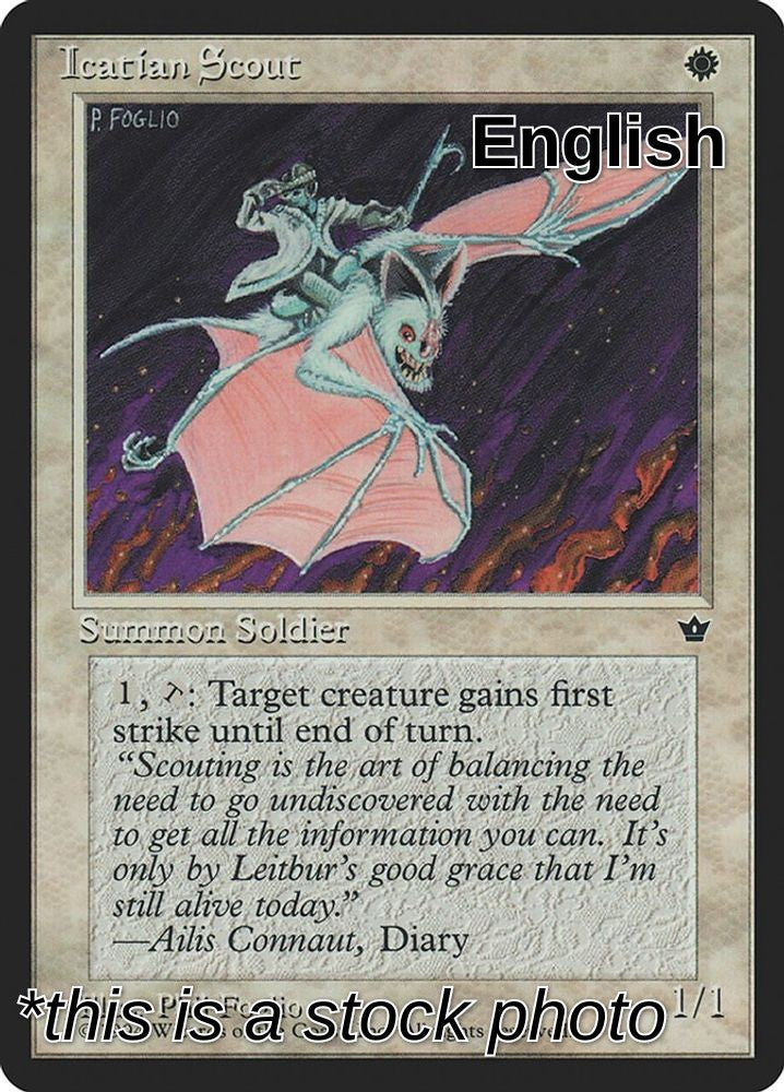 Icatian Scout (Foglio)