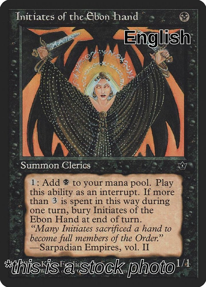 Initiates of the Ebon Hand (Foglio)