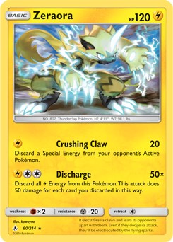 Zeraora - 60/214 (SM Unbroken Bonds) (Cracked Ice Holo)
