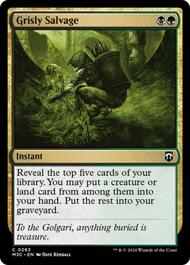 Grisly Salvage (Ripple Foil) [Modern Horizons 3 Commander]