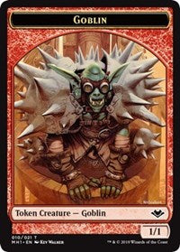 Goblin (010) // Bear (011) Double-Sided Token [Modern Horizons Tokens]