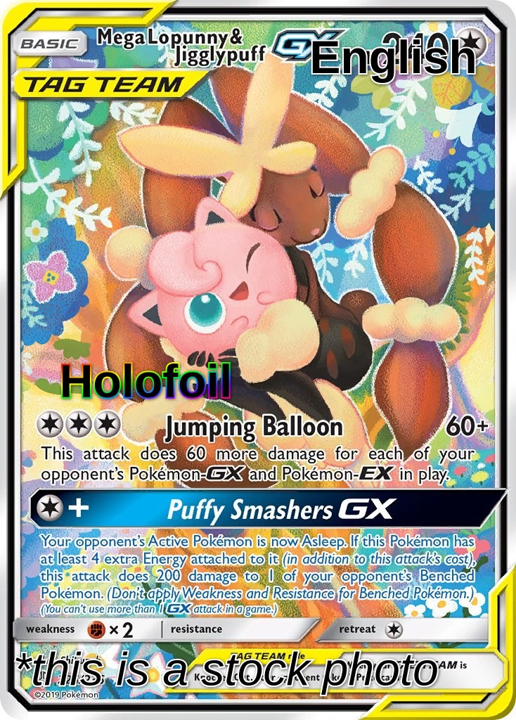 Mega Lopunny & Jigglypuff GX (Alternate Full Art)