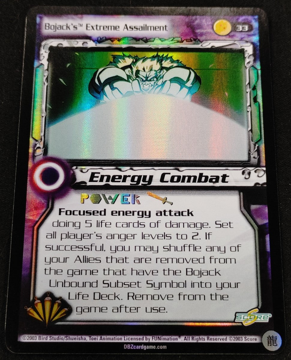 Bojack's Extreme Assailment 33 - DBZ - Foil Limited - Light Play