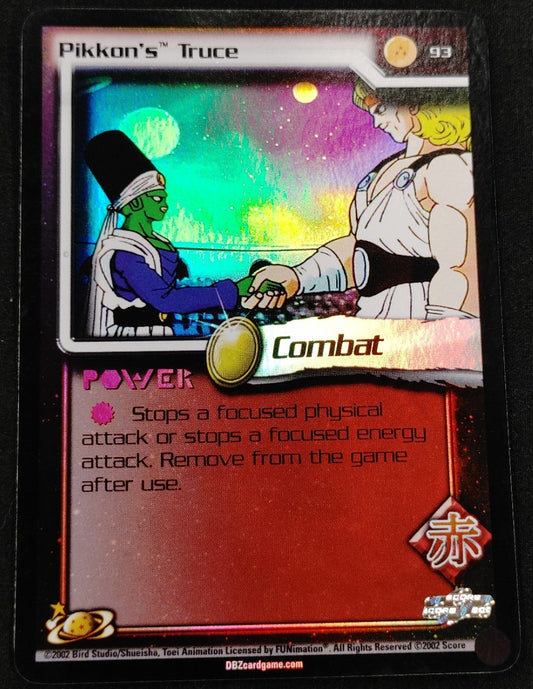 Pikkon's Truce 93 - DBZ - Foil Unlimited - Light Play